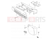 SUZUKI FB80 M (1991) 29A - FRAME COVER (MODEL M)