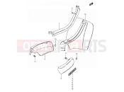 SUZUKI FZ50 X (1999) 38 - FRAME COVER (MODEL X/Z/G)