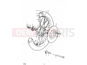 SUZUKI GP100 C (1978) 51 - FRONT WHEEL (C, N)