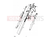 SUZUKI GP100 N (1992) 47 - FRONT FORK (E13)