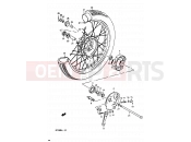 SUZUKI GP100U X (1999) 48 - FRONT WHEEL (GP100UX/UD/UL)