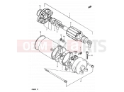 18 - STARTING MOTOR - Suzuki GR650 / GR650X E (1984)