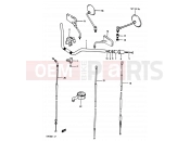 60 - HANDLEBAR - Suzuki GR650 / GR650X E (1984)