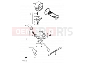 62 - LEFT HANDLE SWITCH - Suzuki GR650 / GR650X E (1984)