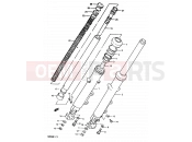 53 - FRONT DAMPER (GR650D/E) - Suzuki GR650 / GR650X E (1984)