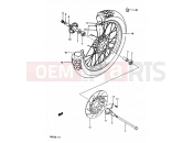 59 - FRONT WHEEL (GR650XD/XE) - Suzuki GR650 / GR650X E (1984)
