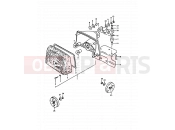 SUZUKI GS1000 T (1996) 34 - REAR COMBINATION LAMP (E17)