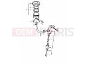 SUZUKI GS1000H / GS1000E T (1996) 69 - REAR MASTER CYLINDER