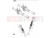 SUZUKI GS1100G E (1984) 9 - CAM SHAFT - VALVE