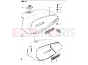SUZUKI GS1100G E (1984) 34 - FUEL TANK
