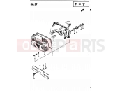 37 - REAR COMBINATION LAMP - Suzuki GS450S Z (1983)