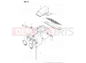 SUZUKI GS450L T (1996) 14 - AIR CLEANER