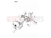 SUZUKI GS450L T (1996) 36 - REAR COMBINATION LAMP (E24)