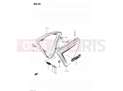 SUZUKI GS450L T (1996) 53 - FRAME COVER (MODEL Z)