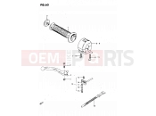 SUZUKI GS450L T (1996) 63 - RIGHT HANDLE SWITCH (MODEL Z)