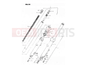 SUZUKI GS450L T (1996) 54 - FRONT FORK (MODEL T, X)