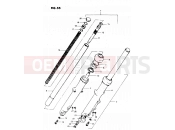 SUZUKI GS450L T (1996) 55 - FRONT FORK (MODEL Z)