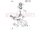 SUZUKI GS450L D (1983) 10 - CRANKSHAFT