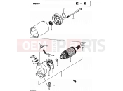 SUZUKI GS450L D (1983) 23 - STARTING MOTOR