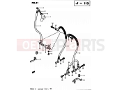 SUZUKI GS450L D (1983) 81 - FRONT BRAKE HOSE (E34)