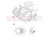 SUZUKI GS500E X (1999) 5 - CRANKCASE COVER