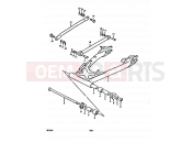 SUZUKI GS550E T (1996) 64 - REAR SWINGING ARM