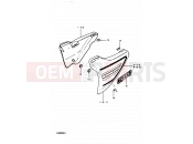 SUZUKI GS850G T (1996) 58 - FRAME COVER (MODEL X)