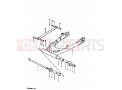 62 - REAR SWINGING ARM (E02, E22) - Suzuki GSX400FE X (1999)