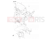 SUZUKI GSX500E E (1984) 52 - COVER HEADLAMP - FRONT FENDER (MODEL E)