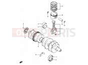 SUZUKI GSX750ES / GSX750EF / GSX750E E (1984) 8 - CRANKSHAFT