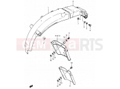 SUZUKI GSX750ES / GSX750EF / GSX750E E (1984) 78 - REAR FENDER