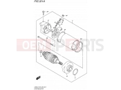 SUZUKI LS650 L5 (2015) Savage (E03,E28,E33) 301A - STARTING MOTOR