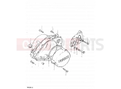 SUZUKI PE400 X (1999) 3 - CRANKCASE COVER
