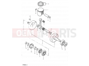 SUZUKI PE400 X (1999) 4 - CRANKSHAFT