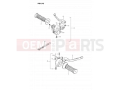 38 - HANDLE SWITCH (E16,E43) - Suzuki PV50 D (1983)
