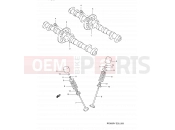 SUZUKI RF900R R (1994) (E03,E28,E33) 9 - CAM SHAFT - VALVE