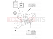 SUZUKI RF900RZ S (1995) (E03,E28,E33) 48 - LABEL