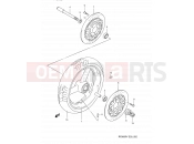 SUZUKI RF900RZ S (1995) (E03,E28,E33) 52 - FRONT WHEEL