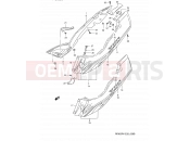 39B - FRAME COVER (MODEL T/V) - Suzuki RF900R T (1996) (E03,E28,E33)