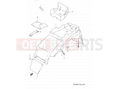 43 - REAR FENDER - Suzuki RF900R T (1996) (E03,E28,E33)