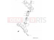 51 - STEERING STEM - Suzuki RF900R T (1996) (E03,E28,E33)
