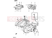 SUZUKI RG125U J (1988) Gamma 3 - CRANKCASE COVER
