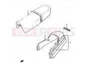SUZUKI RG125UC G (1986) Gamma 2A - SEAT TAIL COVER