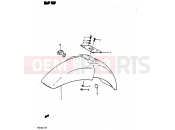 SUZUKI RG125UC H (1987) Gamma 40 - FRONT FENDER
