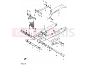 SUZUKI RG125UC H (1987) Gamma 50 - REAR SWINGING ARM