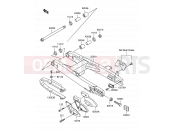 SUZUKI RM100 K3 (2003) (E21) 18 - SWINGARM