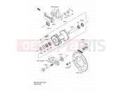 SUZUKI RM100 K4 (2004) (E28) 25 - REAR HUB