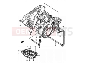 SUZUKI RM125 E (1984) 2 - CRANKCASE
