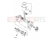 SUZUKI RM250 N (1992) (E02,E04,E24) 5C - CRANKSHAFT (MODEL N)
