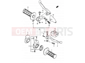 SUZUKI RM250 V (1997) (E02,E04,E24) 24 - HANDLE LEVER